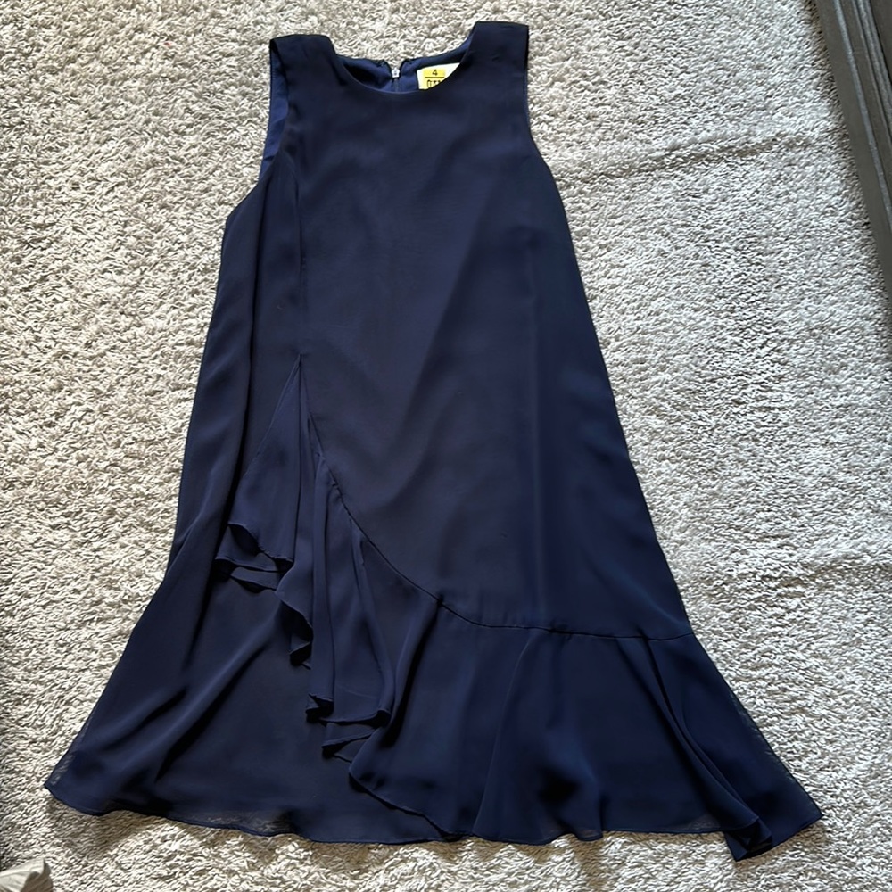Eliza J Navy Dress